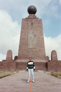 Standing on the equator