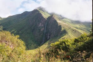 We stopped to catch this shot of a beautiful waterfall.