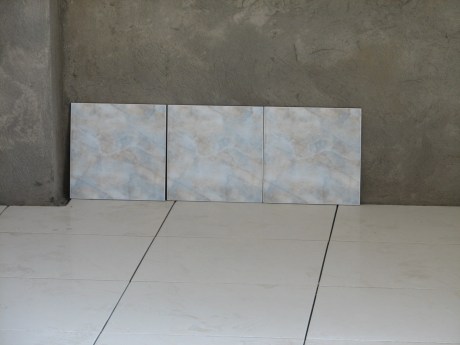 The wall tile on display
