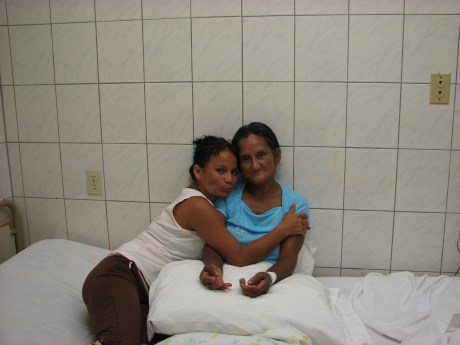 Carmen and her mother, now a new member of the family of God.