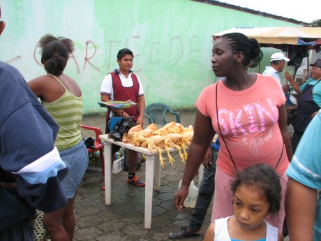 Chickens ready to cook