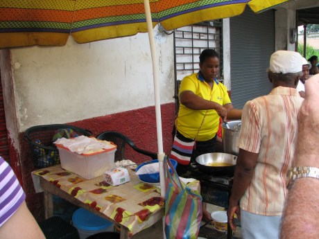 The morocho and tortilla vendor